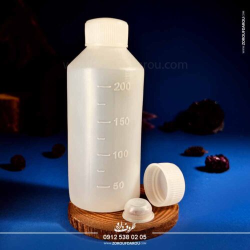 بطری 200 سی سی مدرج (2) بطری 200 سی سی مدرج