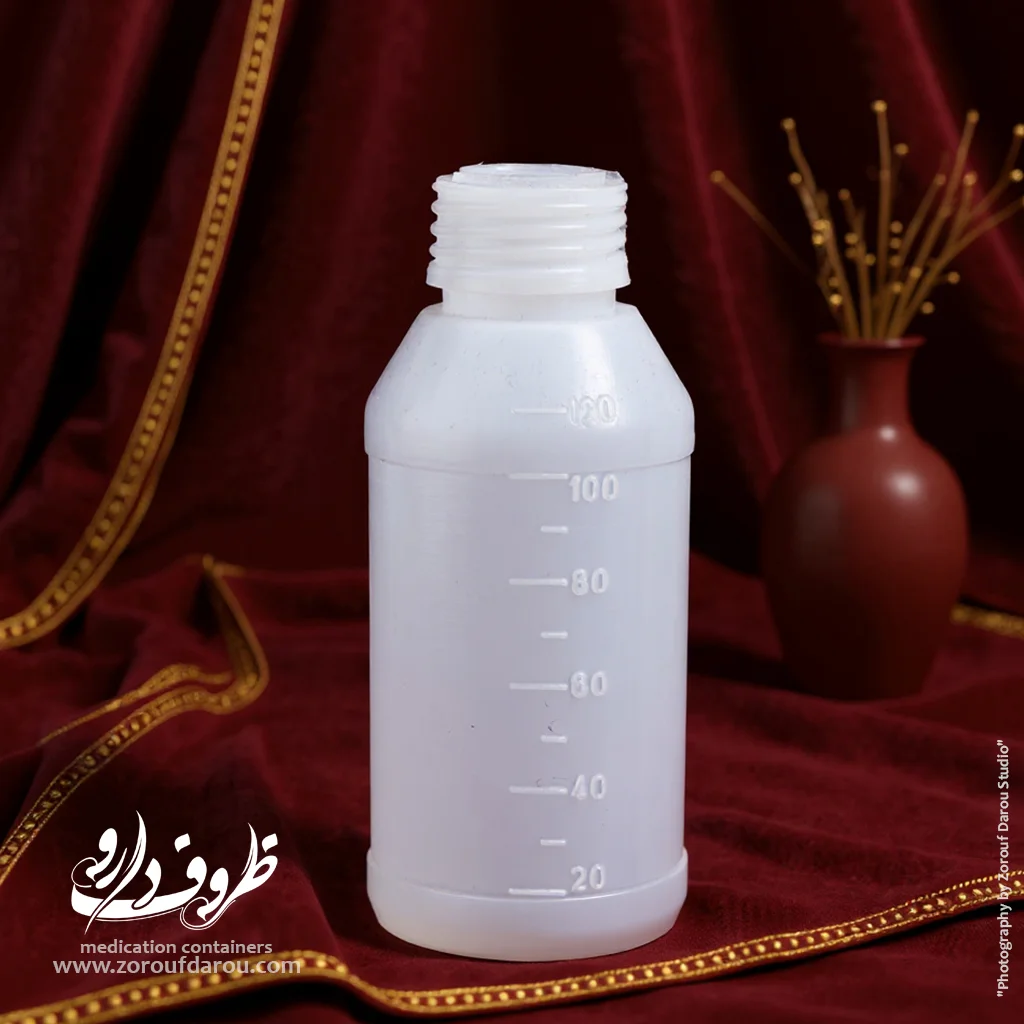 بطری مدرج 120 سی سی بدون درب بطری مدرج 120 سی سی - Image 1