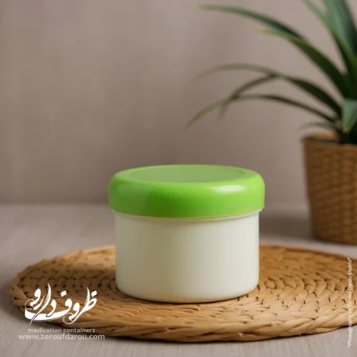 قوطی کرم درب پیچ 30 گرمی درب سبز قوطی کرم درب پیچ 30 گرمی - تصویر 1