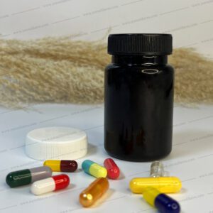 قوطی قرص جار 75 گرد