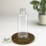 بطری پلاستیکی پت 60 سی سی آلفا دهانه 18 شفاف بدون درب برای مواد مایع