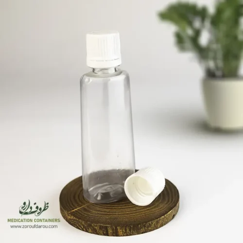 بطری-پلاستیکی-پت-60-سی-سی-آلفا-دهانه-18-شفاف-درب-کپ-دراپر بطری پلاستیکی پت 60 سی سی آلفا دهانه 18 شفاف درب کپ و دراپر برای مواد مایع رقیق