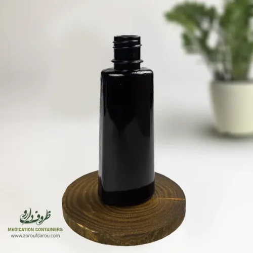 بطری-پلاستیکی-پت-60-سی-سی-آلفا-دهانه-18-قهوه-ای-بدون-درب بطری پلاستیکی پت 60 سی سی آلفا دهانه 18 قهوه ای بدون درب برای مواد مایع