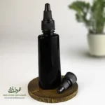 بطری پلاستیکی پت 60 سی سی آلفا دهانه 18 قهوه ای درب تتویی برای مواد مایع رقیق