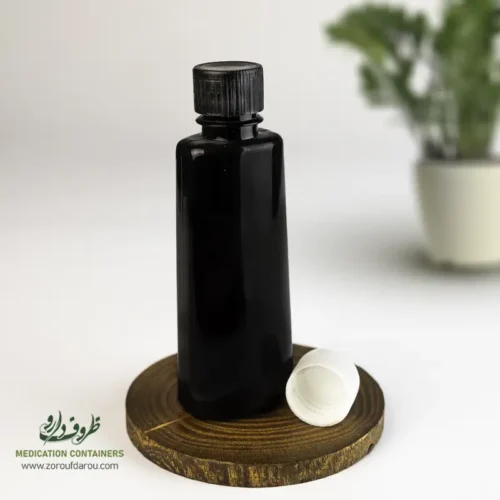 بطری-پلاستیکی-پت-60-سی-سی-آلفا-دهانه-18-قهوه-ای-درب-پلاستیکی-18-میلیمتری بطری پلاستیکی پت 60 سی سی آلفا دهانه 18 قهوه ای درب پلاستیکی برای مواد مایع رقیق