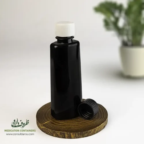 بطری-پلاستیکی-پت-60-سی-سی-آلفا-دهانه-18-قهوه-ای-درب-پلاستیکی بطری پلاستیکی پت 60 سی سی آلفا دهانه 18 قهوه ای درب پلاستیکی برای مواد مایع رقیق