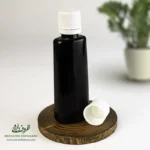 بطری پلاستیکی پت 60 سی سی آلفا دهانه 18 قهوه ای درب کپ و دراپر برای مواد مایع رقیق