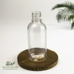 بطری پلاستیکی پت 60 سی سی گرد دهانه 18 شفاف بدون درب برای مواد مایع