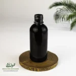 بطری پلاستیکی پت 60 سی سی گرد دهانه 18 قهوه ای بدون درب برای مواد مایع