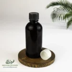 بطری پلاستیکی پت 60 سی سی گرد دهانه 18 قهوه ای درب پلاستیکی برای مواد مایع رقیق