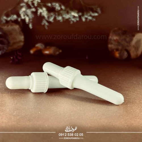 قطره چکان شیشه ای 62 میلیمتری (2) قطره چکان شیشه ای 62 میلیمتری