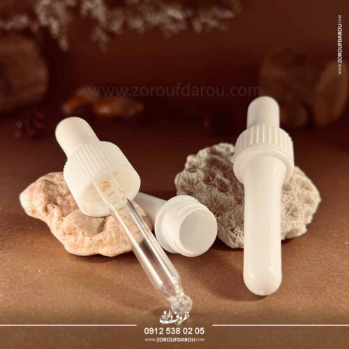قطره چکان شیشه ای 62 میلیمتری (3) قطره چکان شیشه ای 62 میلیمتری