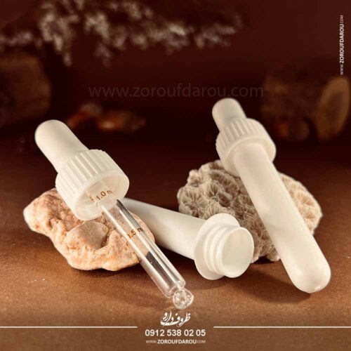 میله قطره چکان شیشه ای 77 میلیمتری