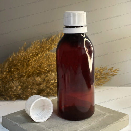 Pet Daroii 200 Gh2 بطری پلاستیکی پت 200 سی سی شرکتی عنابی دهانه 28 - Image 3