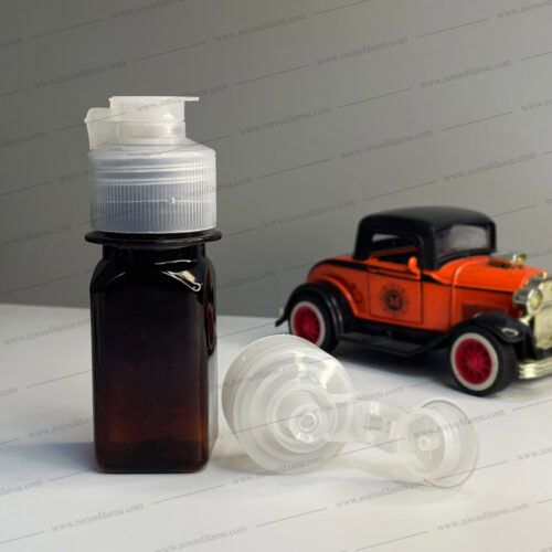 بطری پلاستیکی پت 40 سی سی چهارگوش دهانه 28 - Image 6