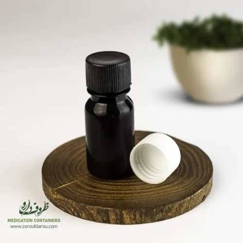 بطری-پلاستیکی-پت-10-سی-سی-گرد-دهانه-18-قهوه-ای-درب-پلاستیکی-18-میلیمتری بطری پلاستیکی پت 10 سی سی گرد دهانه 18 قهوه ای درب پلاستیکی مناسب برای انواع مایعات