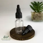 بطری پلاستیکی پت 18 سی سی گرد دهانه 18 شفاف درب تتویی مناسب برای انواع مایعات