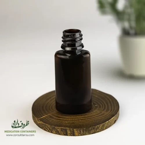بطری-پلاستیکی-پت-30-سی-سی-آلفا-دهانه-18-قهوه-ای-بدون-درب بطری پلاستیکی پت 30 سی سی آلفا دهانه 18 قهوه ای بدون درب مناسب برای مواد مایع