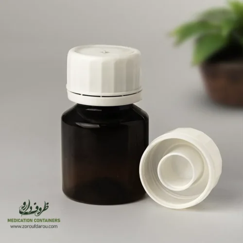 بطری-پلاستیکی-پت-30-سی-سی-مرک-با-درب-01 بطری پلاستیکی پت 30 سی سی مرک با درب