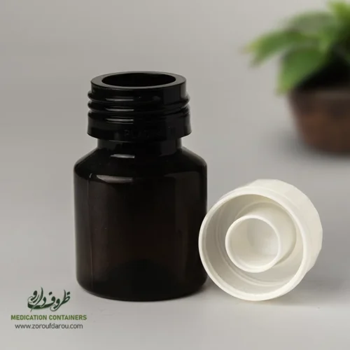 بطری-پلاستیکی-پت-30-سی-سی-مرک-با-درب-02 بطری پلاستیکی پت 30 سی سی مرک با درب