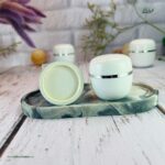 قوطی کرم دوجداره 15 گرم مدل لاین دار لوکس 50 عدد