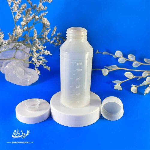 بطر مدرج 120سی سی 1 بطری مدرج 120 سی سی