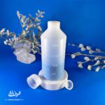 بطری آزمایشگاه مدرج 200 سیسی با درب ساده و واشر