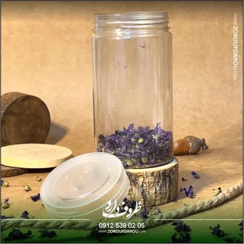 قوطی جار 500 سی سی دهانه 70 - Image 2