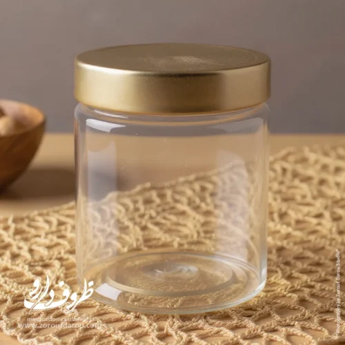 قوطی جار 350 سی سی دهانه 70 - Image 6