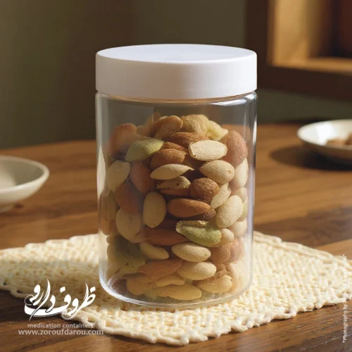 قوطی جار 500 سی سی دهانه 70 - Image 7