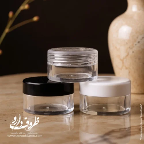 قوطی کرم کریستال 5 گرمی گرد قوطی کرم کریستال 5 گرمی گرد - Image 1