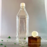 بطری پلاستیکی پت یک لیتری چهارگوش دهانه 28 - Image 3