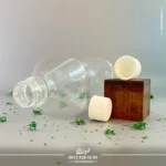 بطری پلاستیکی پت یک لیتری چهارگوش دهانه 28 - Image 2