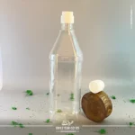 بطری پلاستیکی پت یک لیتری چهارگوش دهانه 28 - Image 7