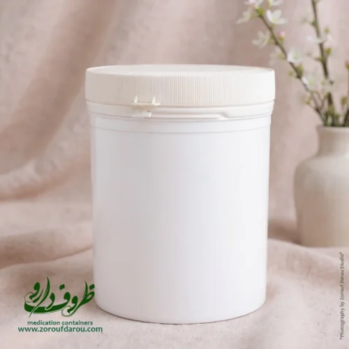 قوطی پلمپ دار 140×109 سفید قوطی پلمپ دار 140×109 - Image 1