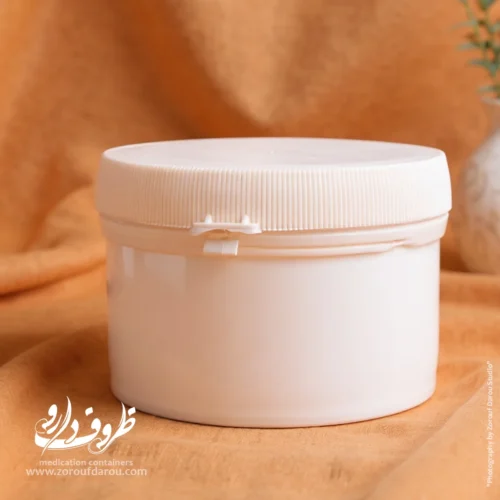 قوطی پلمپ دار 75×109 سفید قوطی پلمپ دار 75×109 - Image 1