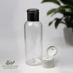 بطری پلاستیکی پت 120 سی سی گرد دهانه 24 درب شامپویی