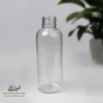 بطری پلاستیکی پت 120 سی سی گرد دهانه 24 شفاف بدون درب